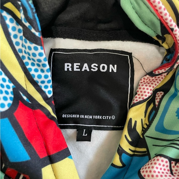 Pop art/comics face cover hoodie-NWT - Picture 7 of 7